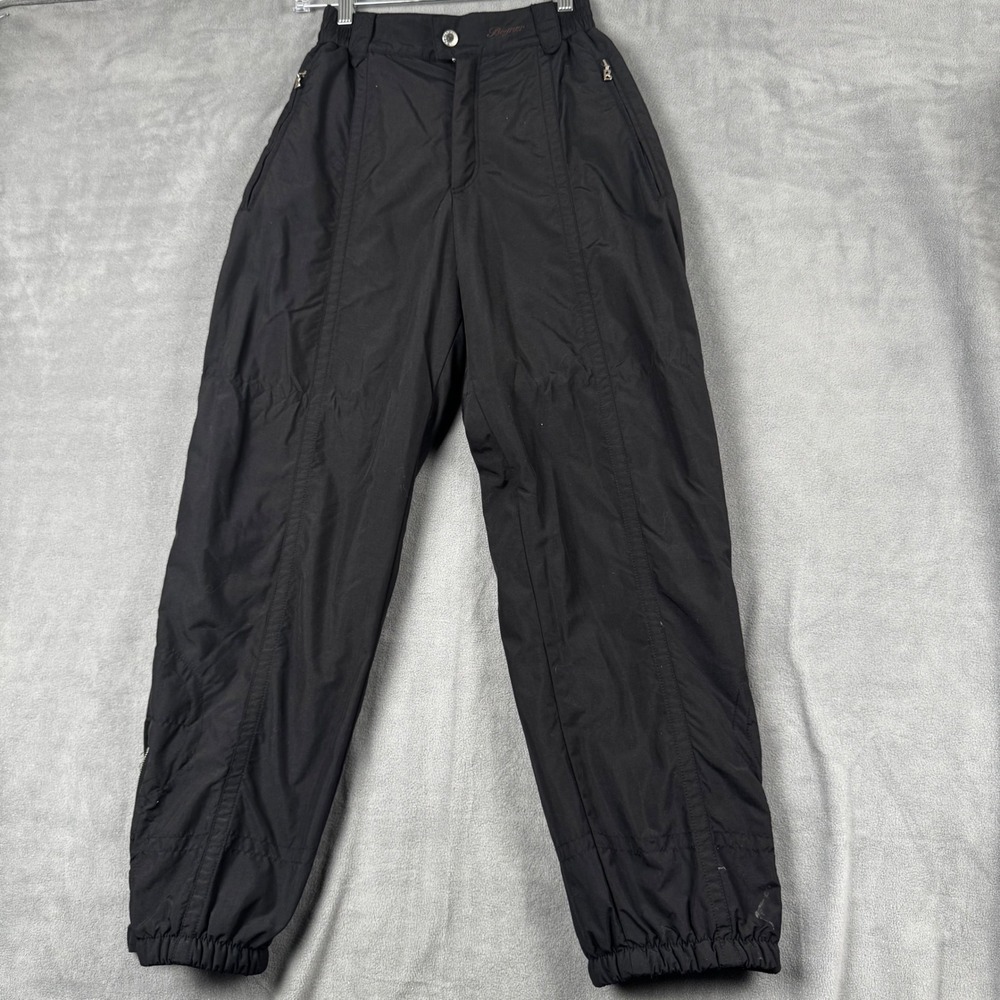 Bogner Womens Black Nylon Ski Pants High Rise Size 6‎ Reg RN 54193